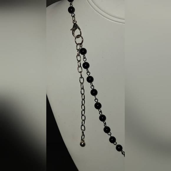Aris Jewelry Aris By Treska Black And White Bead Necklace Nwt